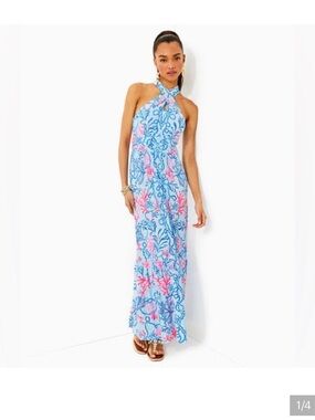 NWT Lilly Pulitzer Montecito Maxi Dress Sz XL